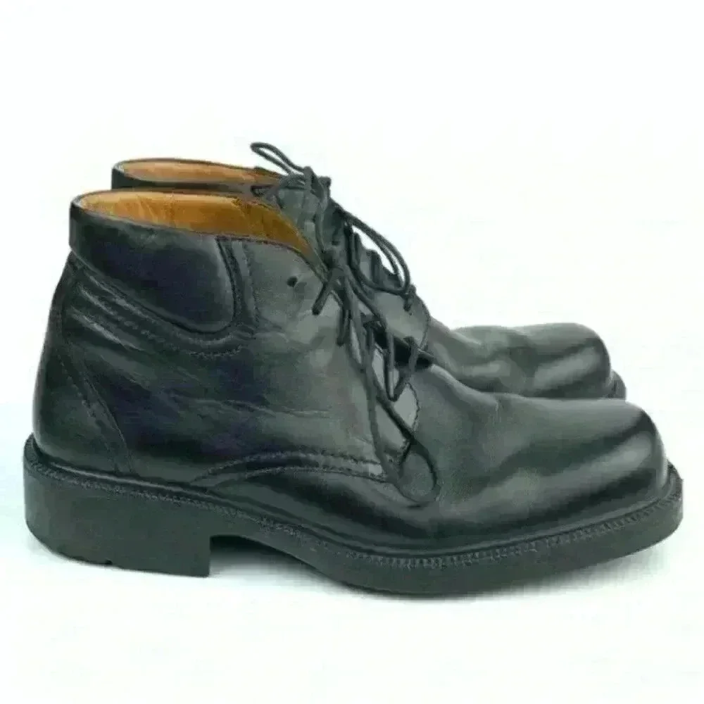Ecco city chukka boots sz 43 9-9.5 Black leather